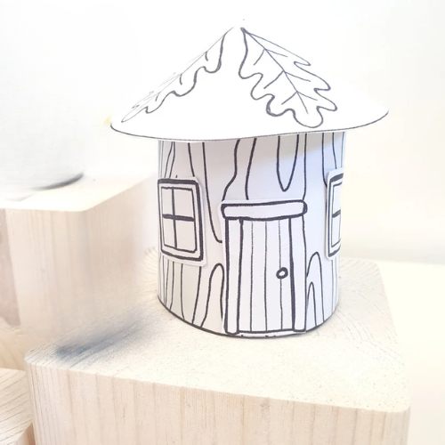 Whimsical Printable Paper Toy Houses