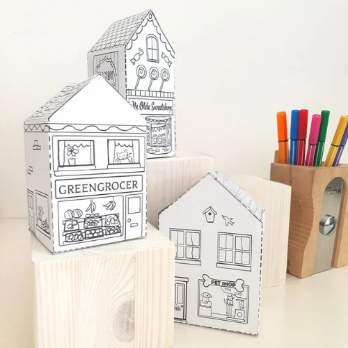 Printable Paper Toy Houses