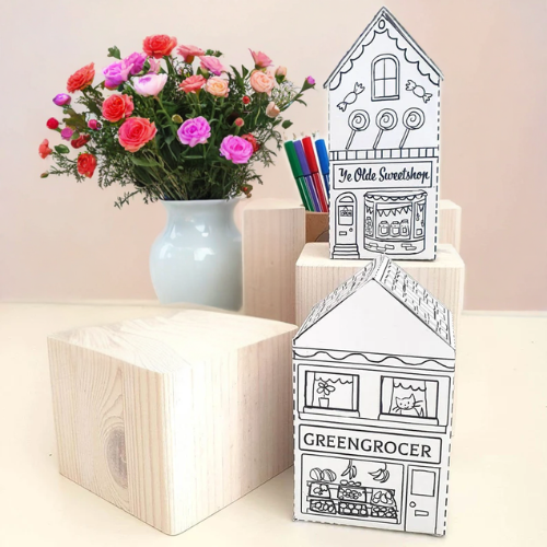 Printable Paper Toy Houses