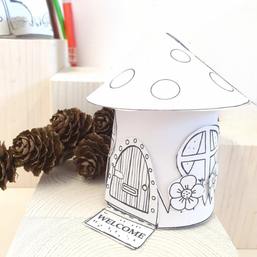 Whimsical Printable Paper Toy Houses
