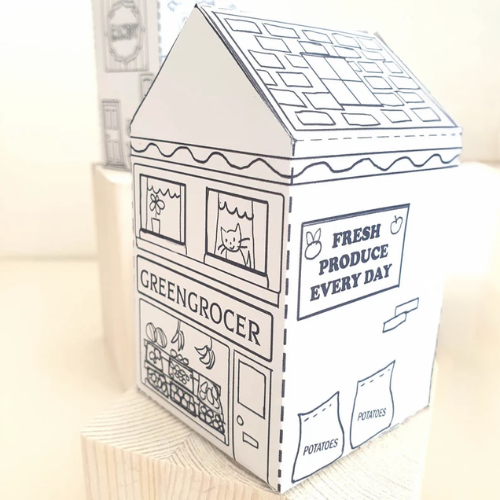Printable Paper Toy Houses